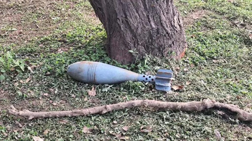 Hallan proyectil de mortero en un basural