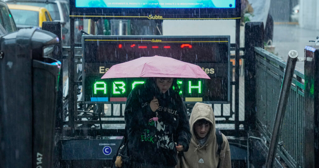 lluvias en la Ciudad y alerta amarilla por tormentas en la Provincia Buenos Aires