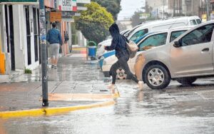 Sábado lluvioso y frío en Comodoro y Rada Tilly