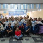 Celebración del 9 de Julio por adultos mayores de zona norte.