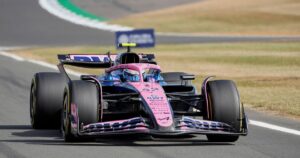 Franco Colapinto sufrió con el viento en Silverstone y los Alpine quedaron atrás en los primeros libres