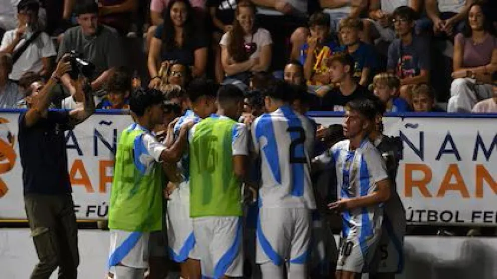 Argentina Sub 20 le ganó por 2 a 0 a Valencia y se consagró campeón del Torneo L'Alcúdia 2025
