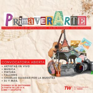 El Municipio de Trelew convoca a jóvenes y artistas a participar de PrimaverArte