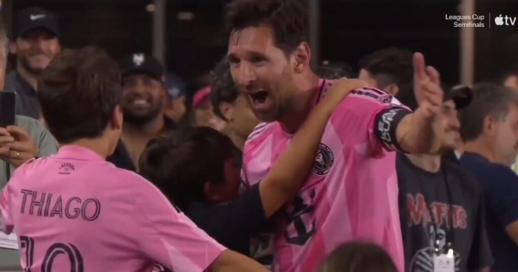 Lionel Messi, el tierno festejo con sus hijos y la jugada de superhéroe que desafió las leyes de la física en la victoria del Inter Miami vs Orlando