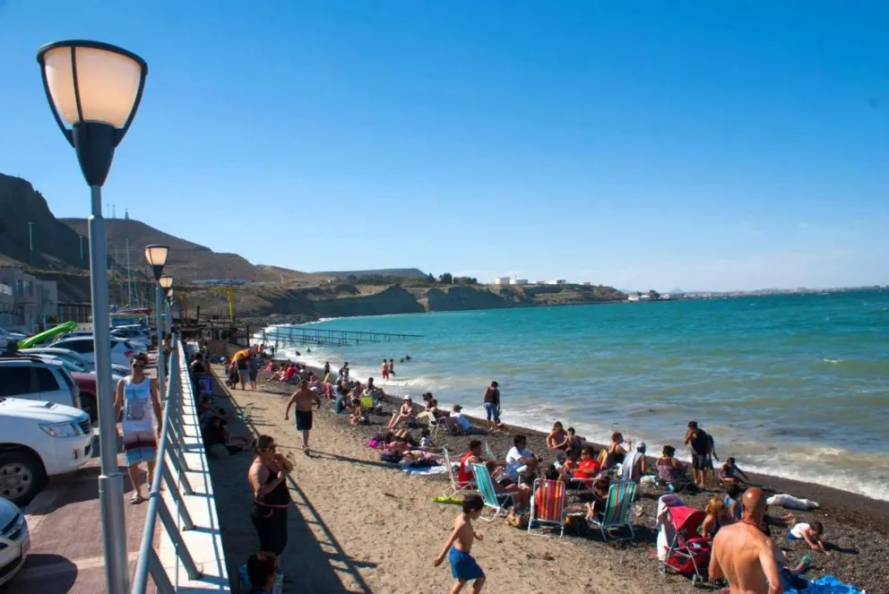 Un miércoles con aumento de temperatura y viento, en Comodoro y Rada Tilly