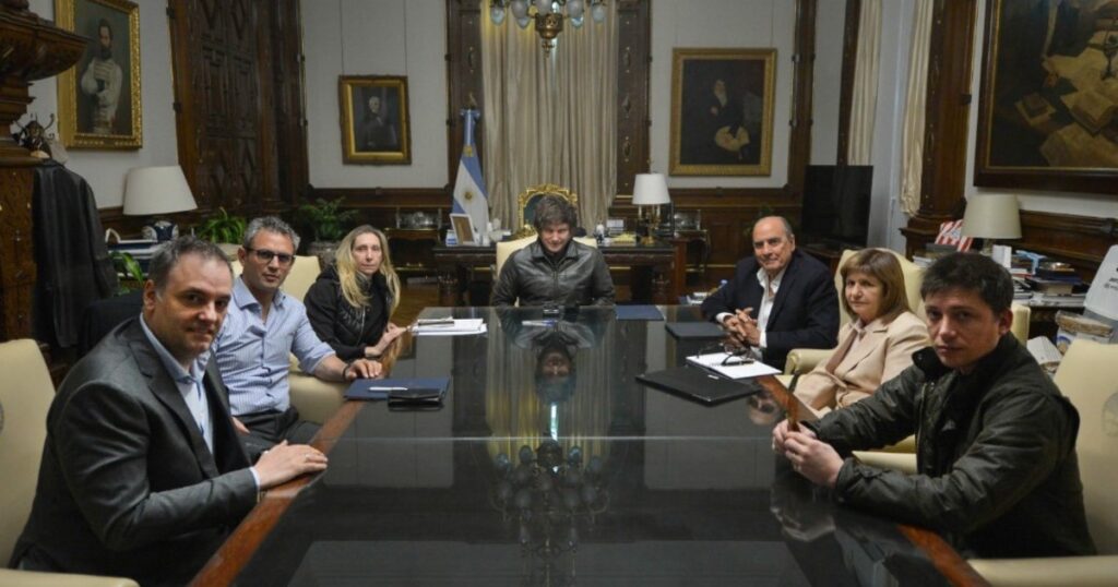 cómo lo vivió Milei en la reunión de Gabinete y la mesa política