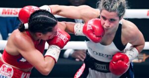 Kim Clavel ganó por puntos en la nueva tierra prometida del boxeo femenino