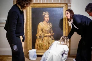 El cuadro robado en la era nazi fue trasladado al Palacio de Tribunales para custodia judicial