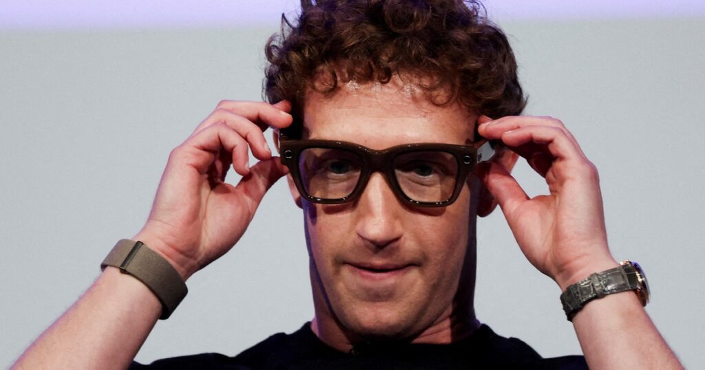 Zuckerberg lanzó lentes inteligentes con pantalla, anunció el inicio de la era post-celulares y vivió un momento incómodo