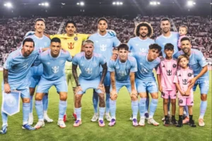 Tres asistencias de Messi para la goleada del Inter Miami ante New England