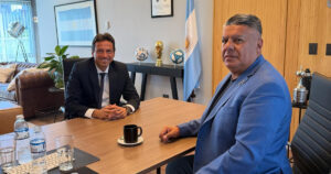 escándalo en el predio de la AFA, insultos, golpes y un ultimátum de Tapia