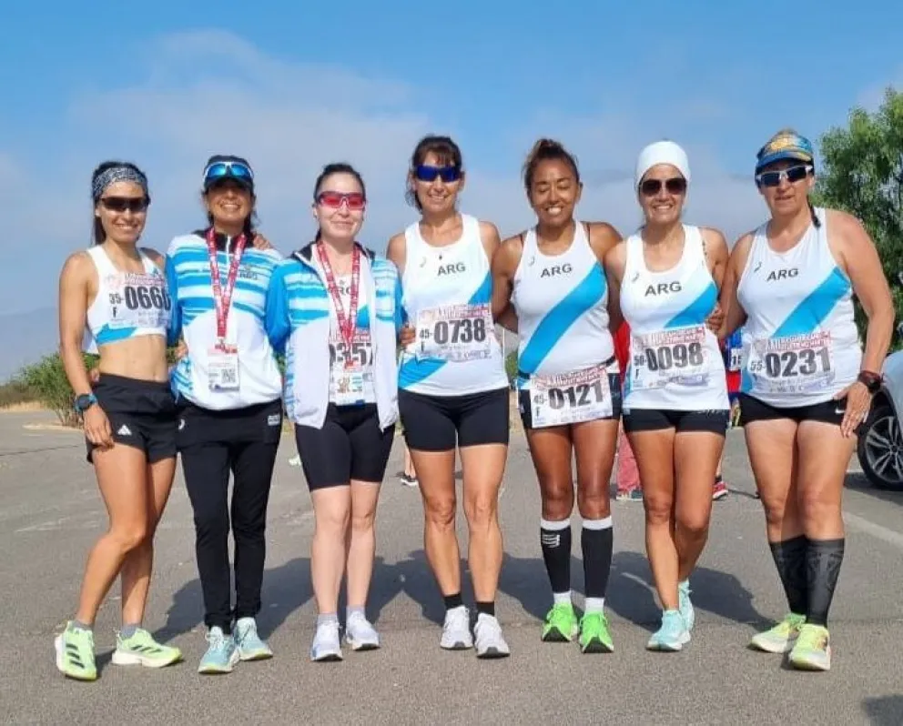 Atletas comodorenses sumaron medallas en el Sudamericano Atletismo Master