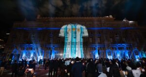 La imponente presentación de la camiseta de la Selección Argentina en el Teatro Colón