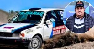 murió el piloto César Pérez tras chocar y quedar atrapado dentro de un auto en llamas