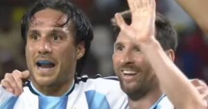 Messi, como siempre, fue la figura con Lautaro Martínez y Thiago Almada en el podio