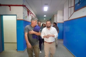 Con supervisión de Tórtola, avanzan obras clave en escuelas de Puerto Madryn