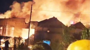 Explosión e incendio en una fábrica de productos químicos en San Fernando