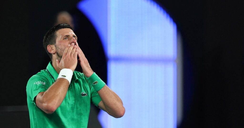 Novak Djokovic agiganta su leyenda y definirá al campeón del Abierto de Australia con Carlos Alcaraz