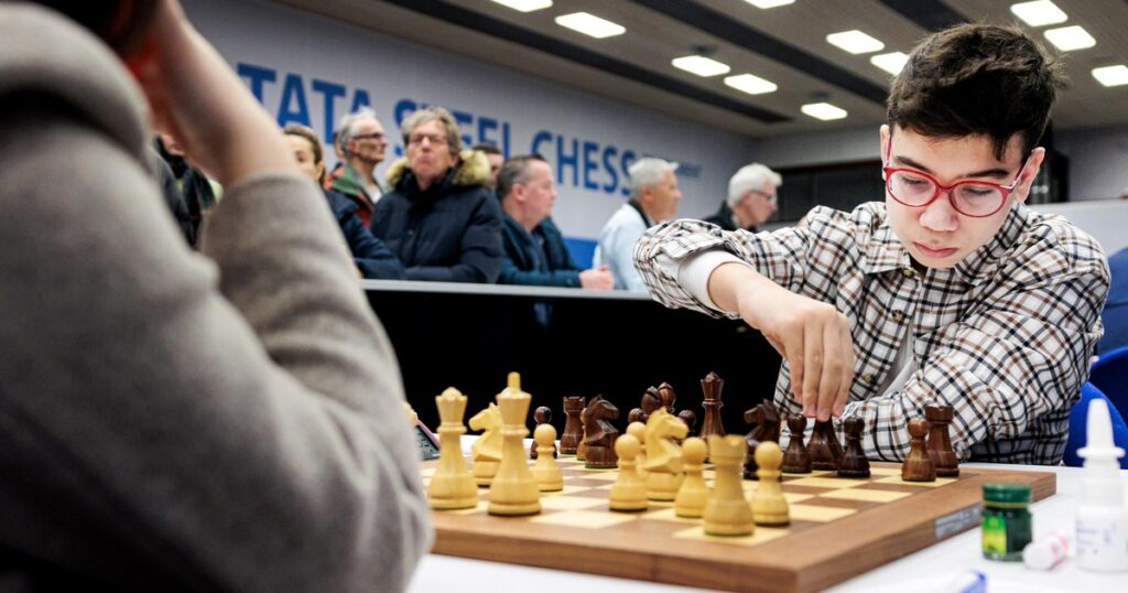 firmó tablas con el legendario Vasyl Ivanchuk en la penúltima ronda del Challenger del Tata Steel