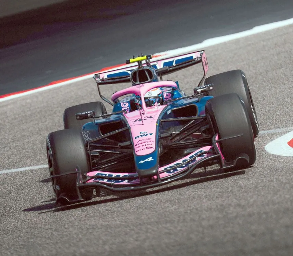 Colapinto completó el primer test de Baréin