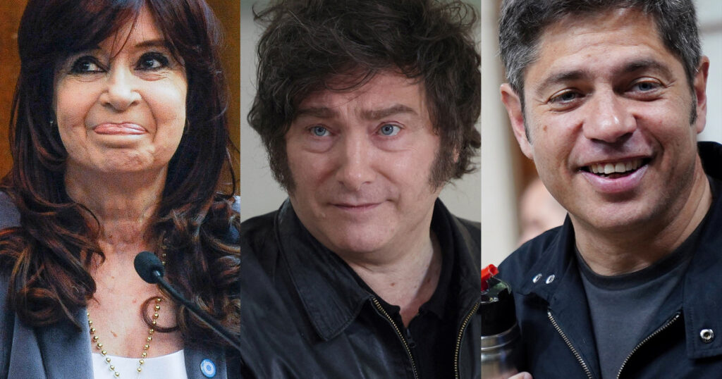 Kicillof arriba de Cristina y 10 dirigentes con rechazo récord