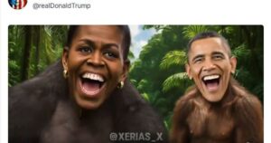 Parecía difícil que Trump cayera tan bajo, pero con su video racista sobre los Obama lo logró