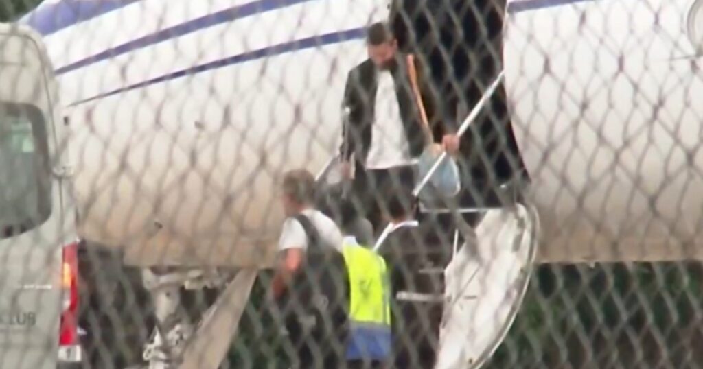 Así llegó Lionel Messi a la Argentina para los amistosos ante Mauritania y Zambia