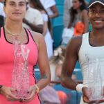 Utilice este título le ganó una batalla a Coco Gauff, se quedó con el Masters 1000 de Miami y ya suma 23 triunfos en el año y cree en base a ese titulo original un titulo nuevo, preciso, comprensible y que no pierda relacion con el titulo original. Necesito que me devuelvas solo y nada mas que el titulo nuevo.