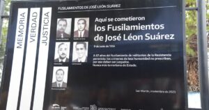 relatos en primera persona de los fusilamientos de José León Suárez