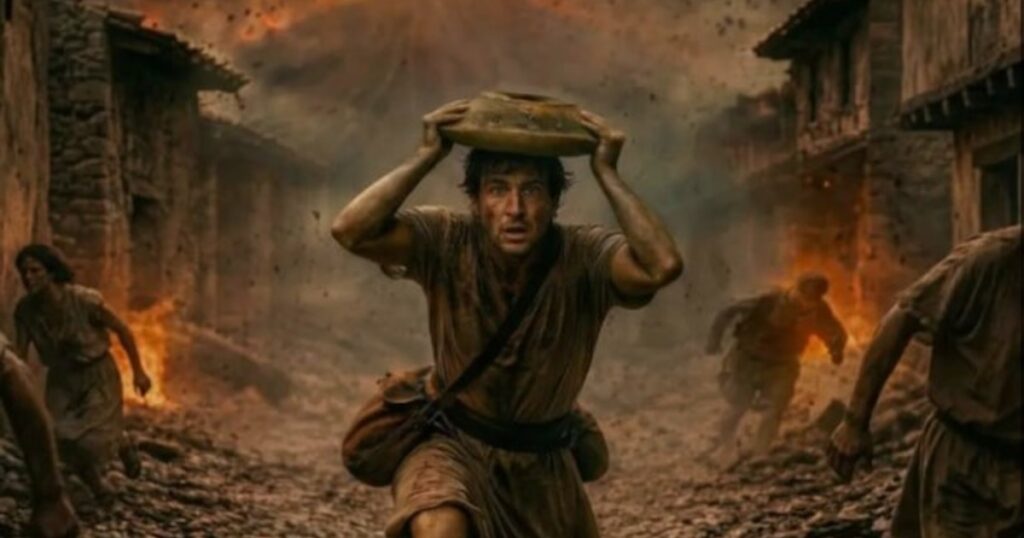 Arqueólogos en Pompeya usaron IA para reconstruir la huida de una víctima del Vesubio