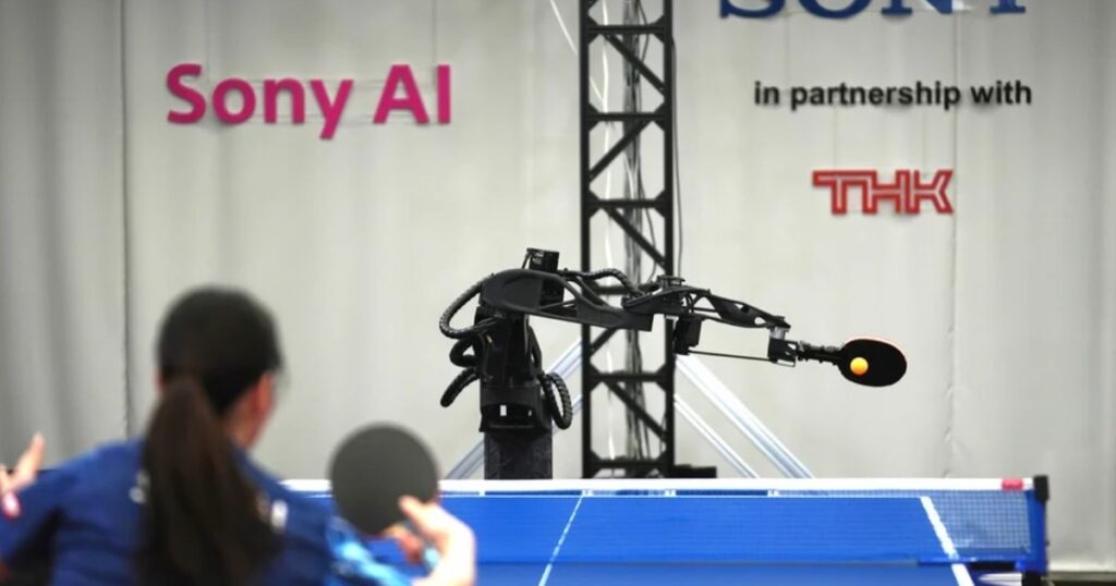 Como es por dentro Ace, el robot entrenado con IA que ya les gana a jugadores profesionales de tenis de mesa