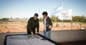 Franco Colapinto, junto a Jorge Macri, visitó el avance de las obras en el autódromo de Buenos Aires: "Se sorprendió"
