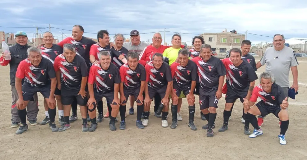 Los veteranos en plena competencia