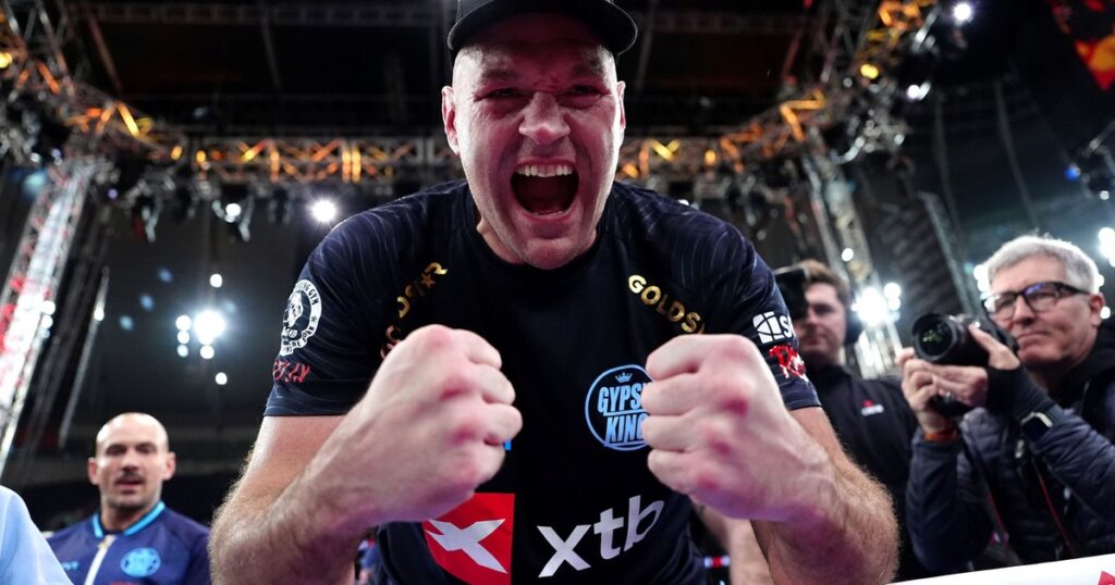 el Gitano le ganó al ruso por Netflix pero lo mejor fue verlo desafiar a Anthony Joshua, en primera fila