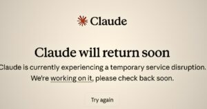 miles de usuarios reportan problemas en la plataforma de IA de Anthropic este miércoles 15 de abril