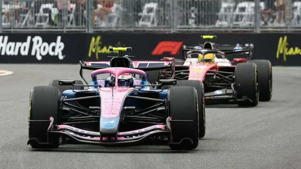 Colapinto alcanzó el séptimo puesto en el GP de Miami tras una penalización a Leclerc