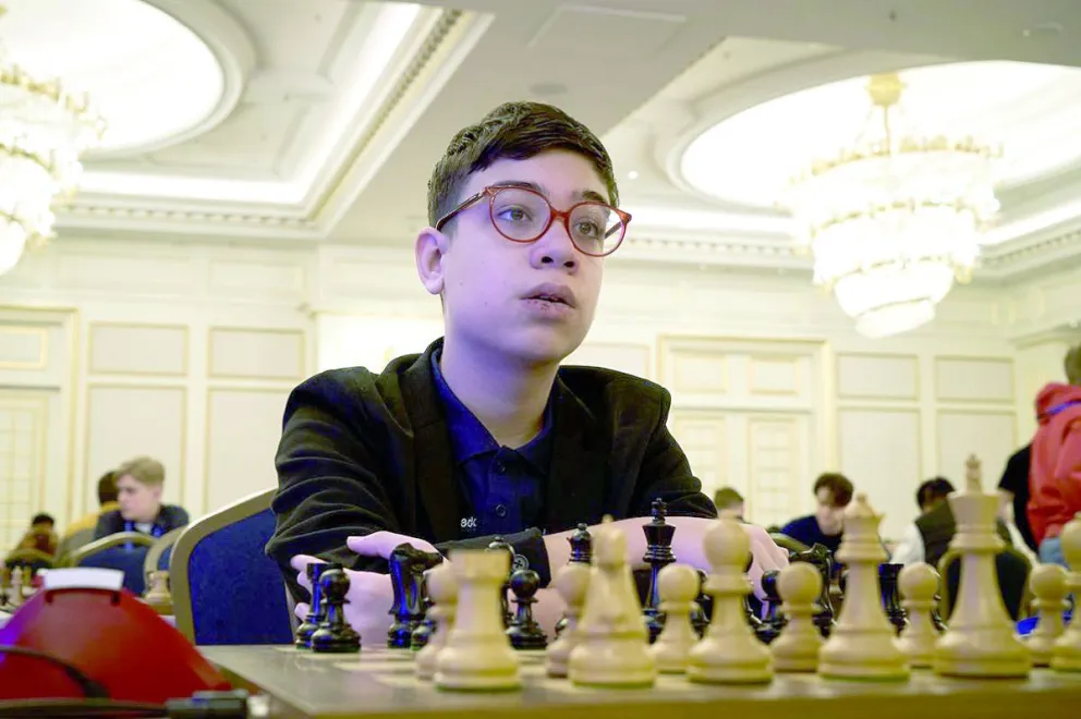 Faustino Oro se convirtió en el segundo gran maestro más joven del mundo