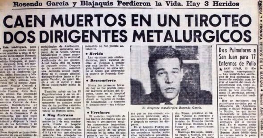 el día en que dos patotas gremiales sembraron la muerte en Avellaneda