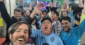 los festejos de los políticos por el campeonato de Belgrano