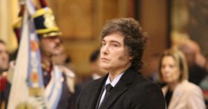 sin Victoria Villarruel, el Presidente participa con sus funcionarios más cercanos del Tedeum por el 25 de mayo
