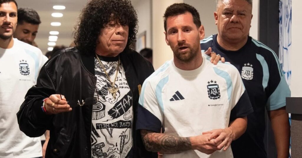 el elogio de Lionel Messi a la Mona Jiménez en la concentración de la Selección