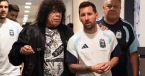el elogio de Lionel Messi a la Mona Jiménez en la concentración de la Selección