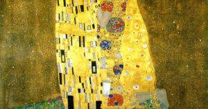 un hacker se robó más de la mitad de la versión digital del cuadro "El beso" de Klimt