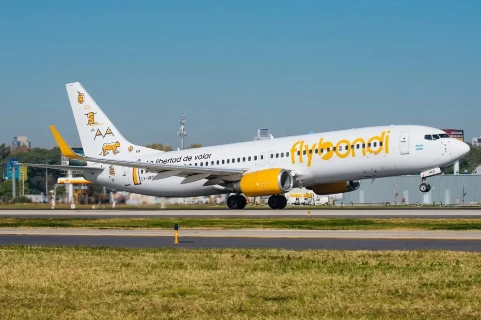 Flybondi canceló más del 90 % de sus vuelos en lo que va de julio