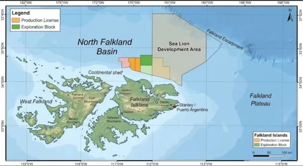 Gran Bretaña autorizó de forma unilateral la explotación de petróleo argentino en las Islas Malvinas