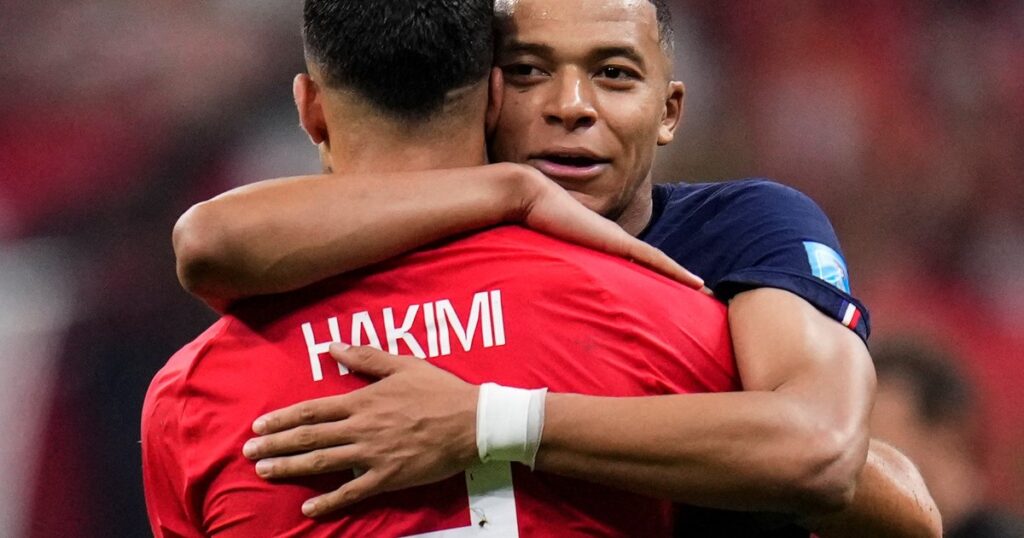 Hakimi y Mbappé, los amigos íntimos que juegan a la Play pero son rivales en Marruecos vs Francia del Mundial 2026