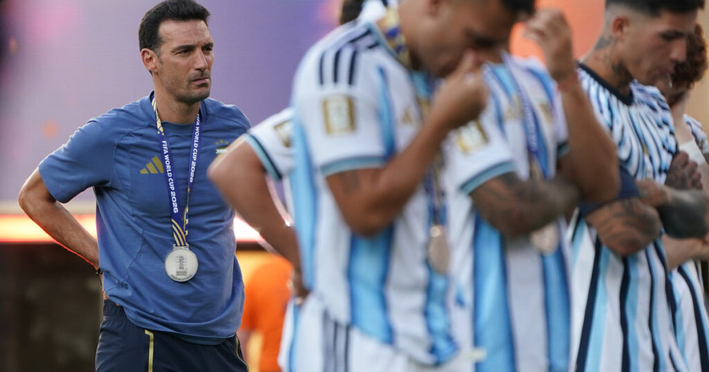 Perder y saber perder, quizás el último servicio de Scaloni