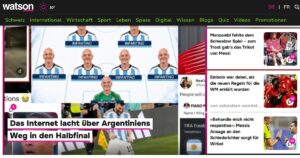 la reacción de los medios de Suiza tras el triunfo de Argentina en el Mundial 2026