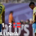 Utilice este título los medios brasileños reaccionaron a la eliminación ante Noruega y cree en base a ese titulo original un titulo nuevo, preciso, comprensible y que no pierda relacion con el titulo original. Necesito que me devuelvas solo y nada mas que el titulo nuevo.
