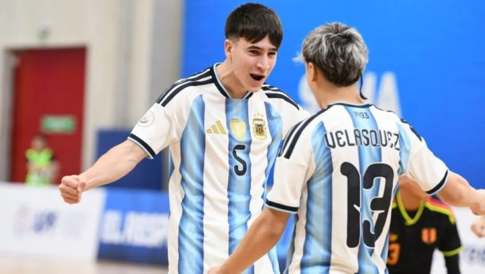 Argentina va por el título ante Brasil en el Sudamericano Sub 17 de futsal